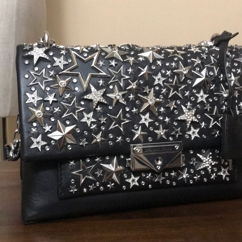 Michael Kors Star studded Cece chain shoulder bag - Picture 13 of 16